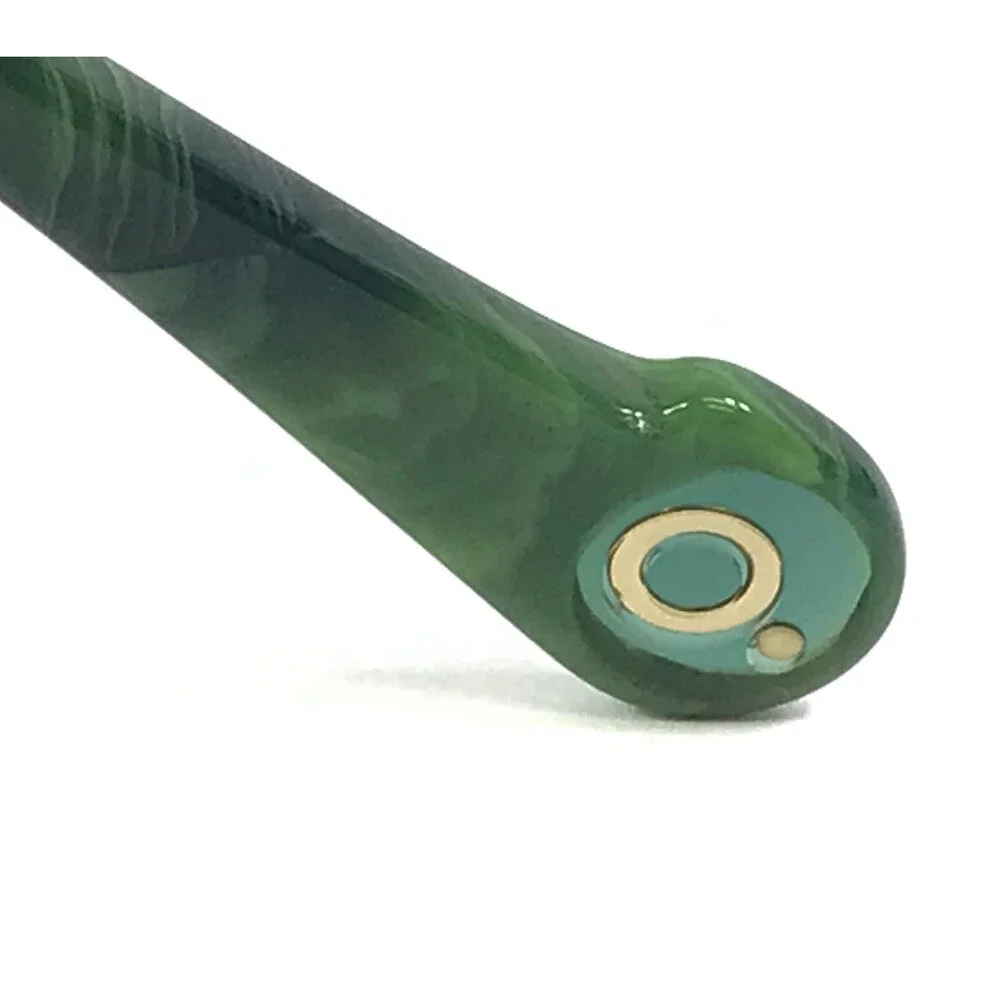 Etnia Barcelona Eyeglasses Frames AGORA DG Dark Green Square Wire Rim 53-19-140